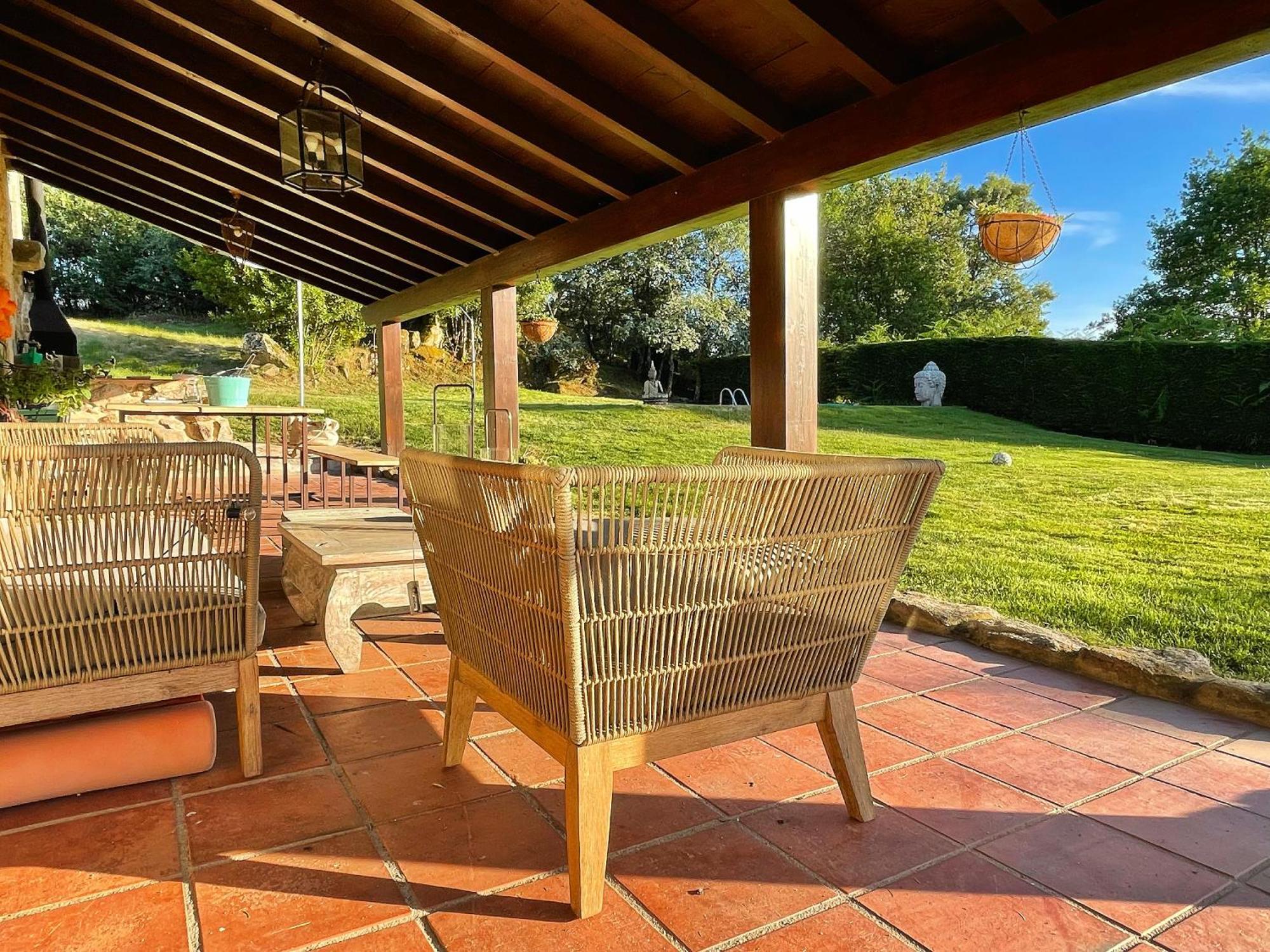 Habitaciones Con Bano Individual En Casa De Campo. Piscina. Amoeiro Exteriér fotografie